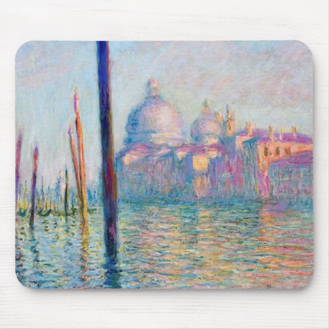 Mousepad Pessoas Impressionistas do Monet Le Grand Canal Fa (Frente)