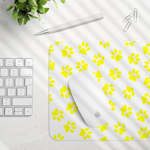Mousepad Pestor De Patas, Patas De Cães, Patas Amarelas