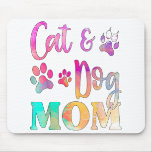 Mousepad Pet Cat Dog Mãe Para Mulheres, Dia de as mães