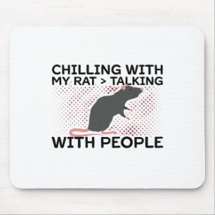 Mousepad Pet De Rato Roedores Rats — Presentes Ideias