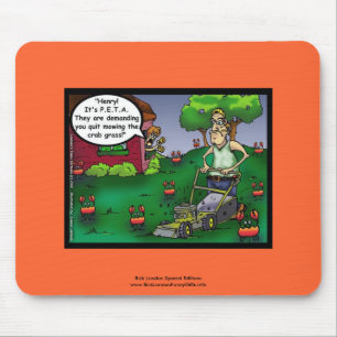 Mousepad PETA & O Rato de desenho animado Crabgrass - Mouse