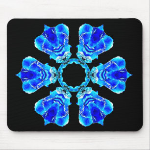 Mousepad Pétalas azuis