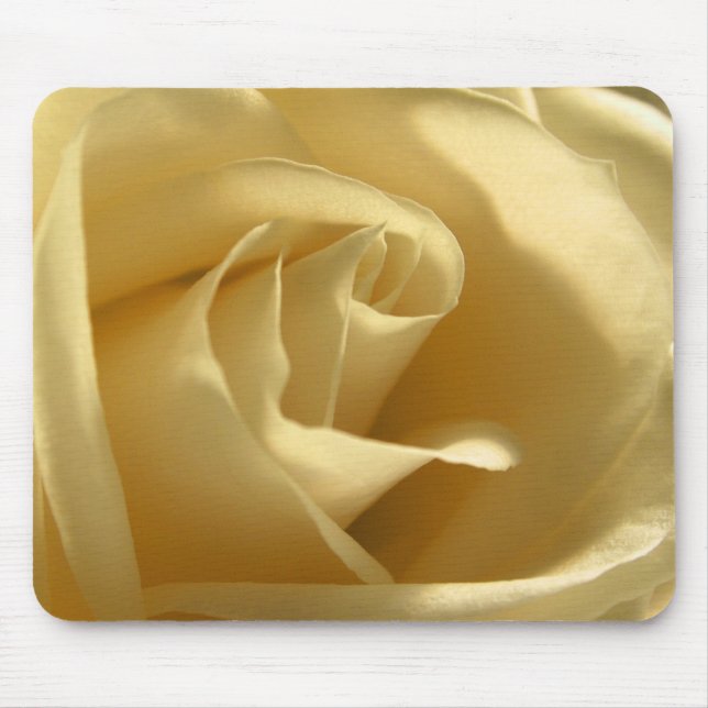 Mousepad Pétalas de Flor Rosa Amarelo Foto Floral Bonito (Frente)
