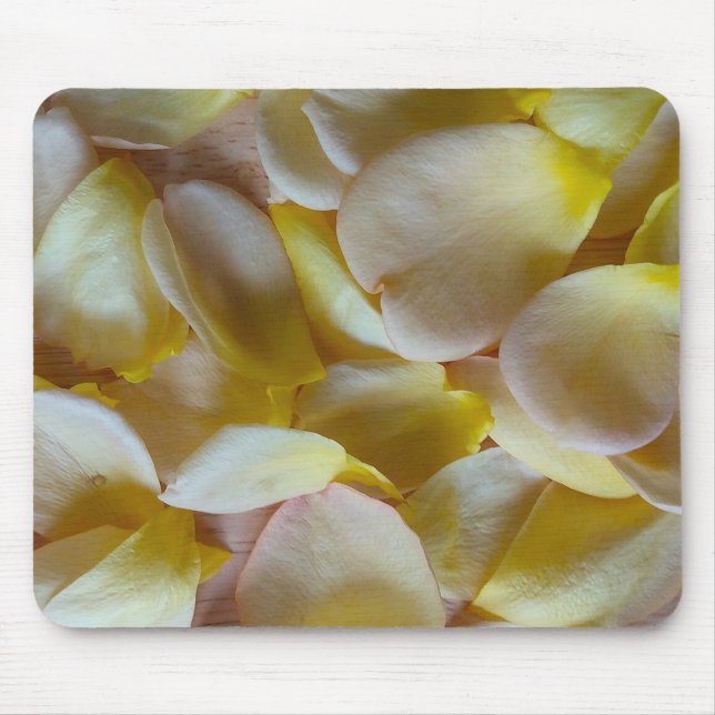 Mousepad Pétalas de Rosa Amarela (Frente)