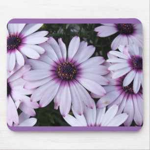 Mousepad Pétalas Roxas Leves com Fundo Roxo
