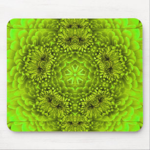 MOUSEPAD PÉTALAS VERDES DA FLOR DA DÁLIA