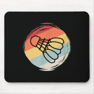 Mousepad Peteca Vintage Estilo Anos 60 70, Badmi