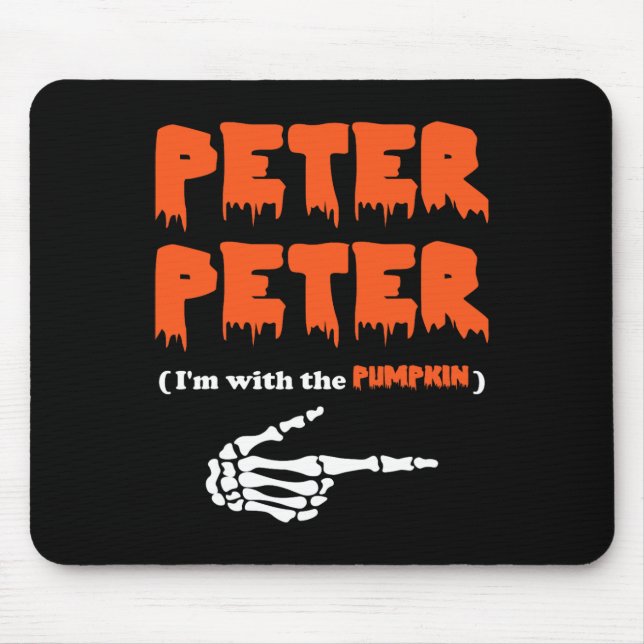 Mousepad Peter, estou com a abóbora (Frente)