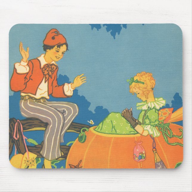 Mousepad Peter Peter Comedor de Abóbora, Rima Infantil Vint (Frente)