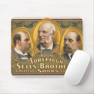 Mousepad Peter Sells, Adam Forepaugh E Lewis Vende