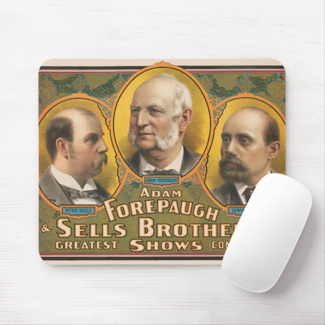 Mousepad Peter Sells, Adam Forepaugh E Lewis Vende (Com mouse)