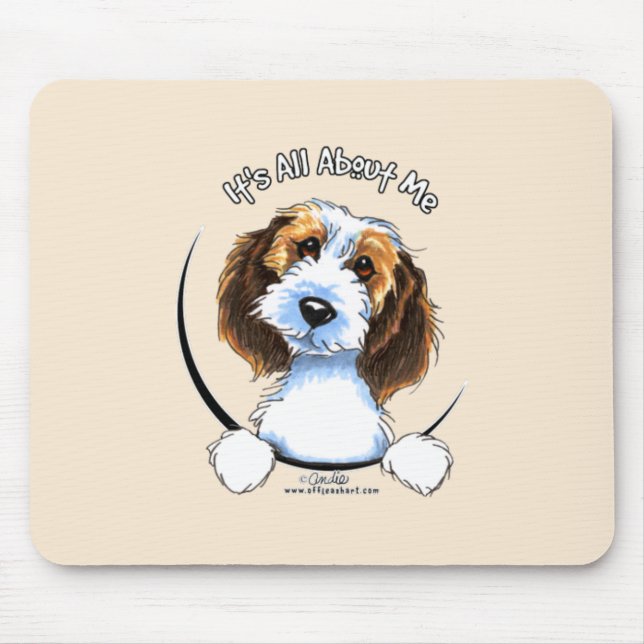 Mousepad Petit Basset Griffon Vendeen PBGV IAAM (Frente)