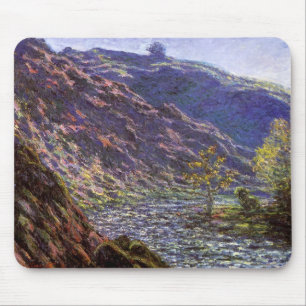 Mousepad Petite Creuse, luz do sol de Claude Monet