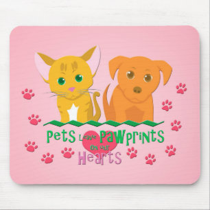 Mousepad Pets deixam pegadas em nossos corações