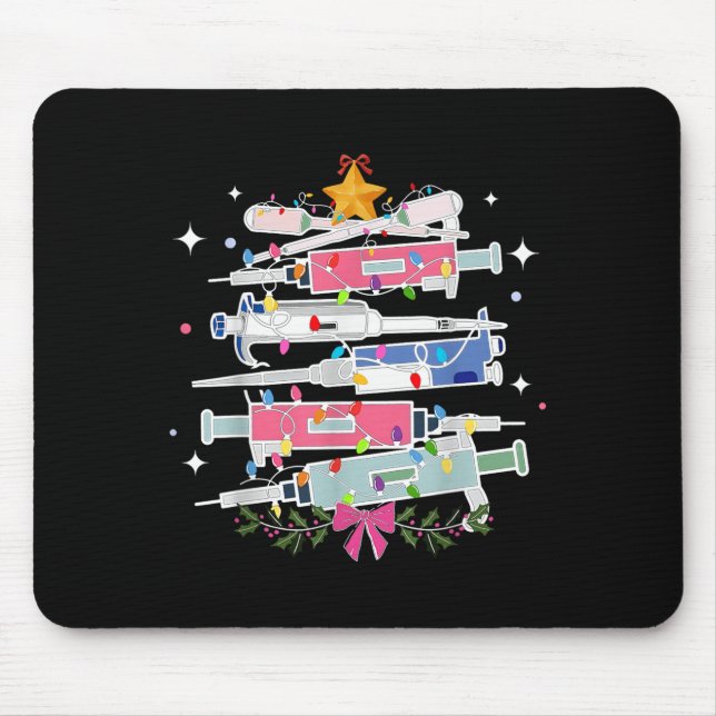 Mousepad Pette Laboratory Christmas Tree Lights Med Laborat (Frente)