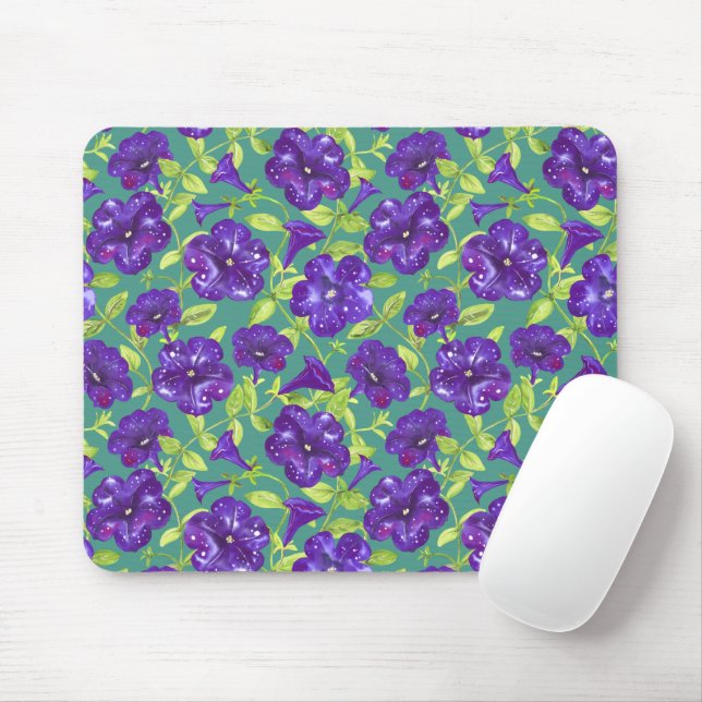 Mousepad Petunia Night Sky no Travesseiro decorativo de fun (Com mouse)