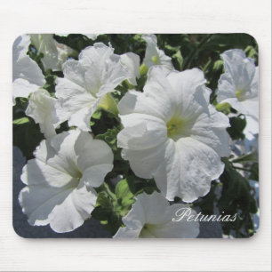 Mousepad Petúnias Brancas
