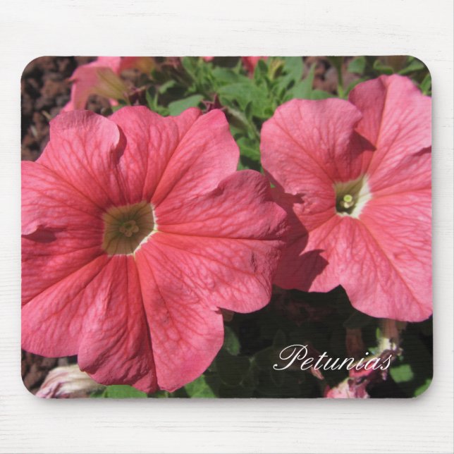 Mousepad Petunias Rosa (Frente)
