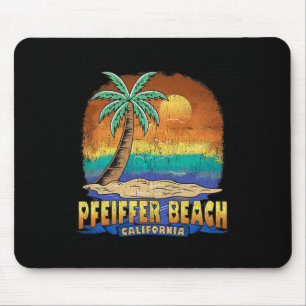 Mousepad Pfeiffer Beach California Vintage - Alma em Descan