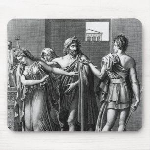 Mousepad Phaedra, Theseus e Hippolytus