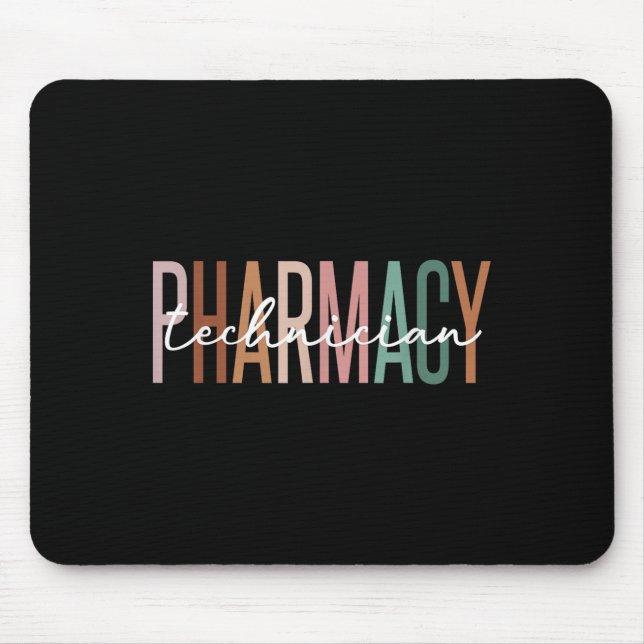 Mousepad Pharmacy Technician Certified Pharm Tech Pharmacis (Frente)