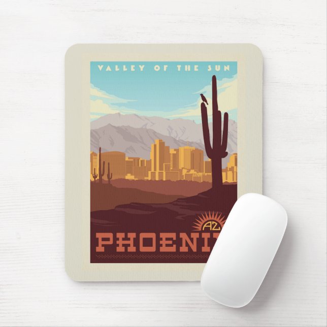 Mousepad Phoenix, Arizona (Com mouse)