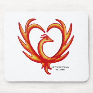 Mousepad Phoenix Heart, MeWarriorWoman no Twitch