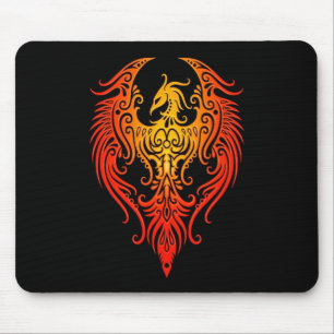 Mousepad Phoenix tribal decorado