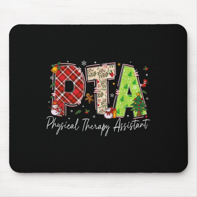 Mousepad Physical Therapy Therast Istant Pta Santa Christma (Frente)