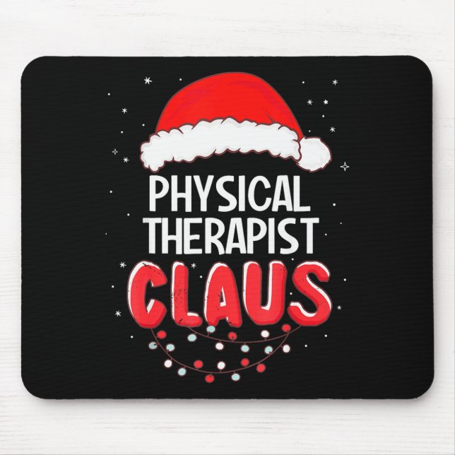 Mousepad Physical Therast Santa Claus Christmas Matching Co (Frente)