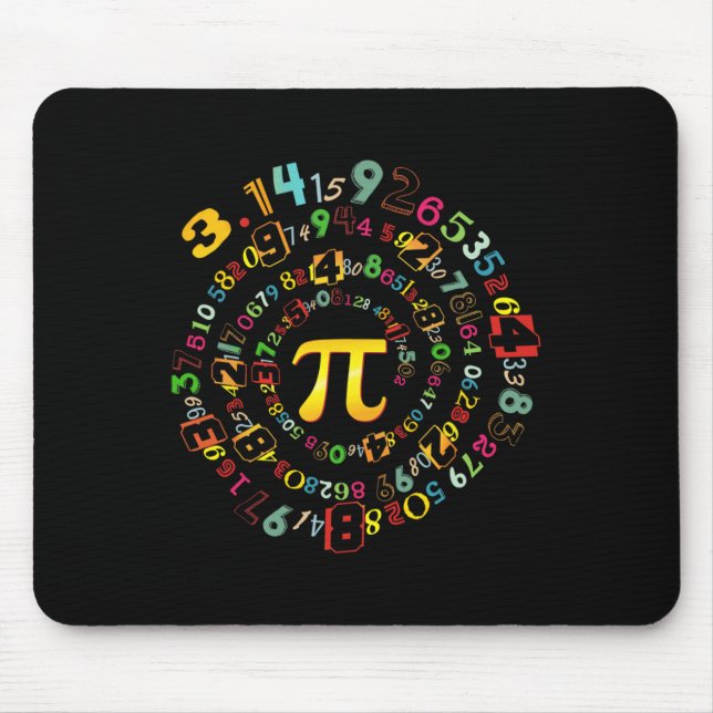 Mousepad Pi 314 Math Pi Lovers Boy Toddler Mathemat (Frente)