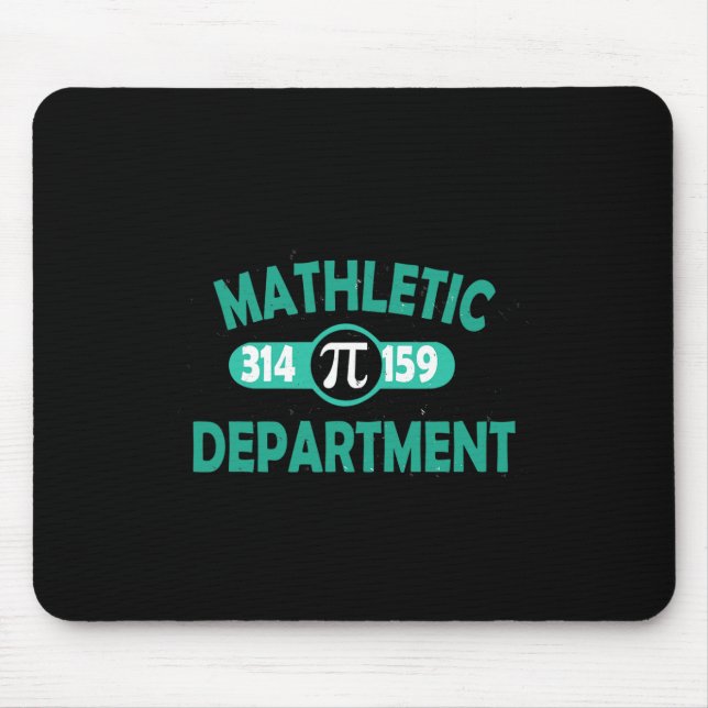 Mousepad Pi Day Funny Sarcastic Mathletic Mens For Nerd Ge (Frente)