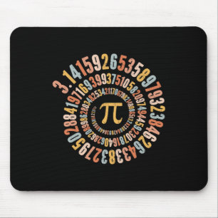 Mousepad Pi Day Spiral Math Pi