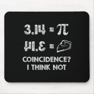 Mousepad Pi Equals Pie For Pi Day Celebrado Em 3-14 De Març