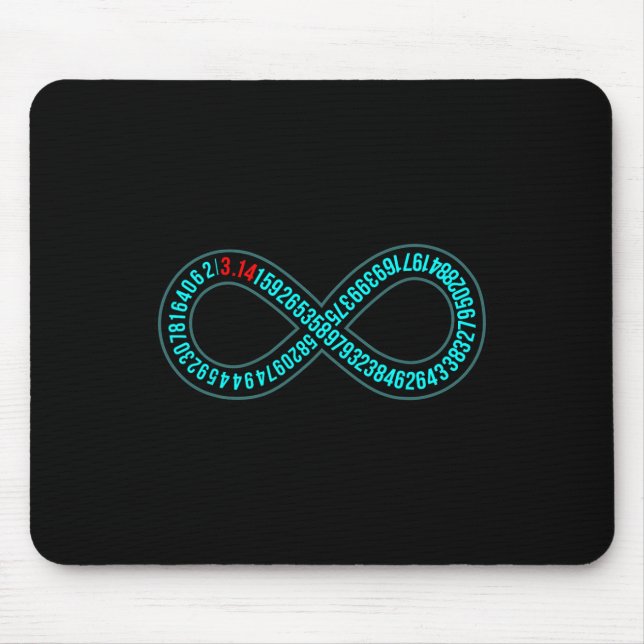 Mousepad Pi Infinity Pi Day Pover Professor de Matemática (Frente)
