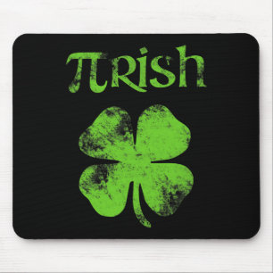 Mousepad Pi Irish Dia de São Patrício Pi 3.14 Pi Day Irish 