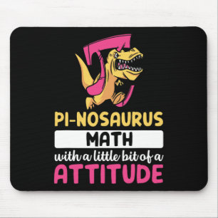 Mousepad Pi Matemática Matemática Dinossauro Dino Dia do Pi