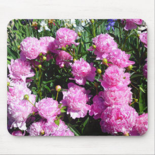 Mousepad Pia-Mão Rosa Branca