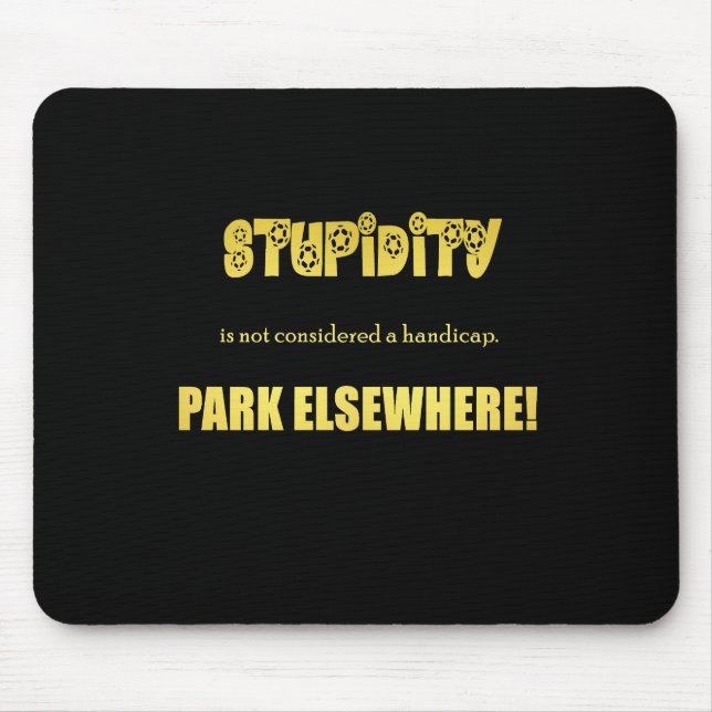 Mousepad Piada de estacionamento para deficientes (Frente)