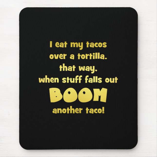 Mousepad Piada Divertida de Tortilla Boom (Frente)