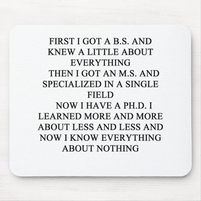 Mousepad Piada do PHD (Frente)