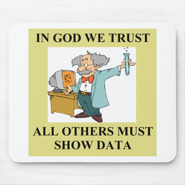 Mousepad piada engraçada da ciência (Frente)