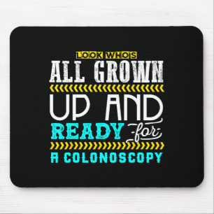 Mousepad Piada engraçada de colonoscopia Humor médico Check