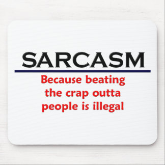 Mousepad Piada engraçada do sarcasmo do KRW