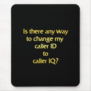 Mousepad Piada engraçada mudando ID para QI