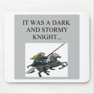 Mousepad piada escura e tormentoso do cliché da noite