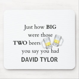 Mousepad Piada policial, que tamanho...