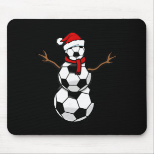 Mousepad Piadas de Natal engraçadas de futebol Boneco de ne
