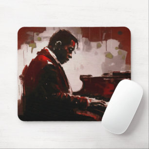 Mousepad Pianista de bar noturno