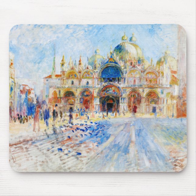 Mousepad Piazza San Marco, Renoir (Frente)